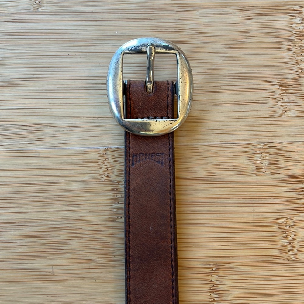 Honest brand leather belt size 28